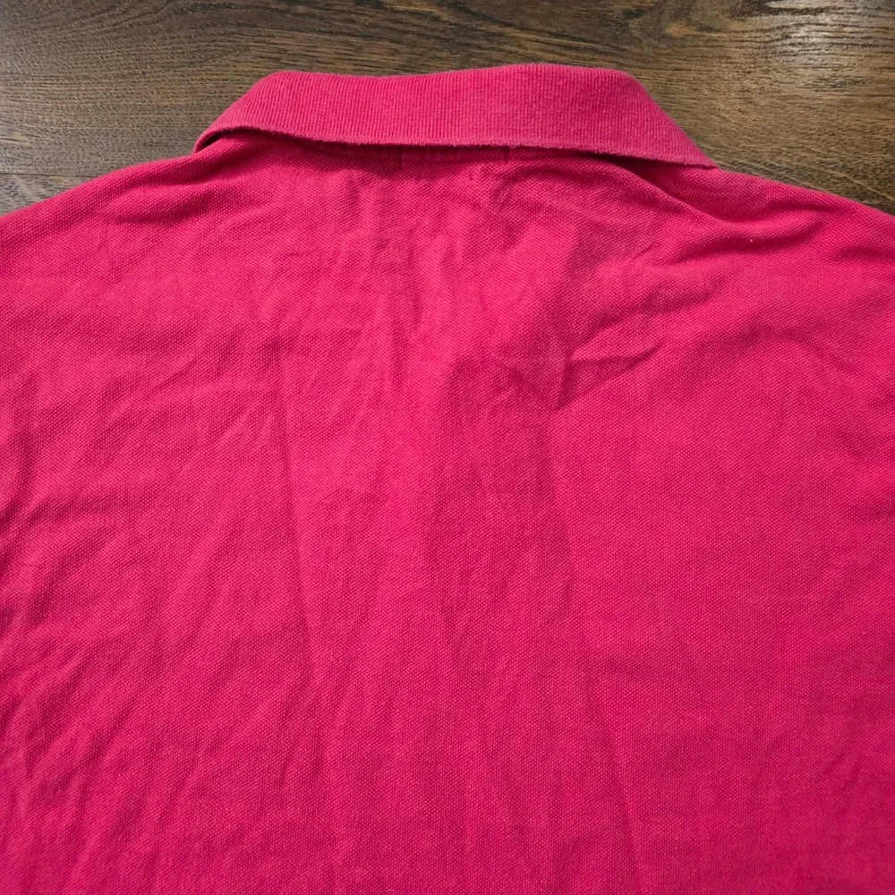 Polo Ralph Lauren Mens Classic Fit Pink Cotton Pique Short Sleeve Polo Shirt M